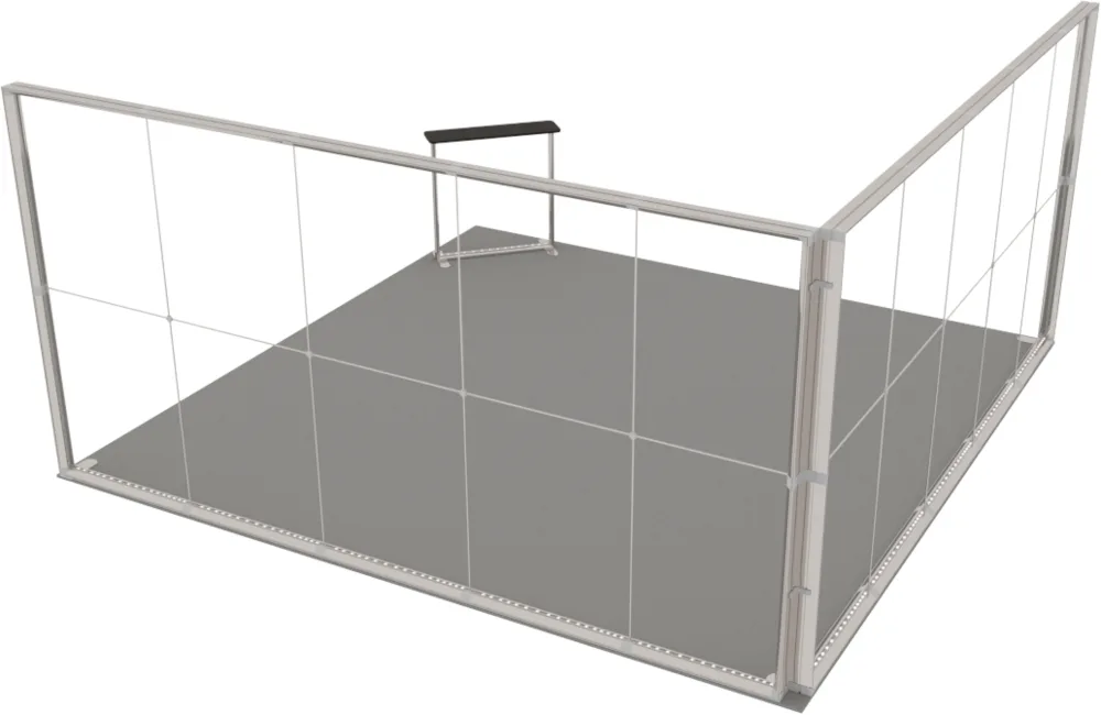 LUNIX™ izstādes stends 25 m² (5x5), stūris — foto 5