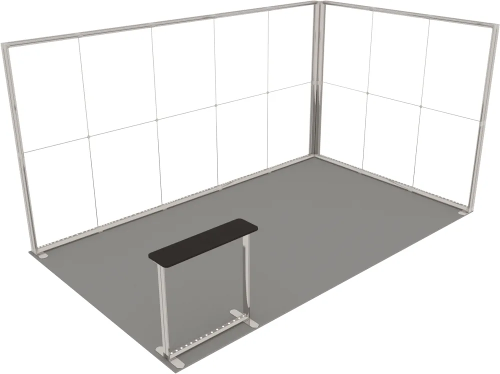 LUNIX™ exhibition booth 15 m² (5x3) corner — foto 5