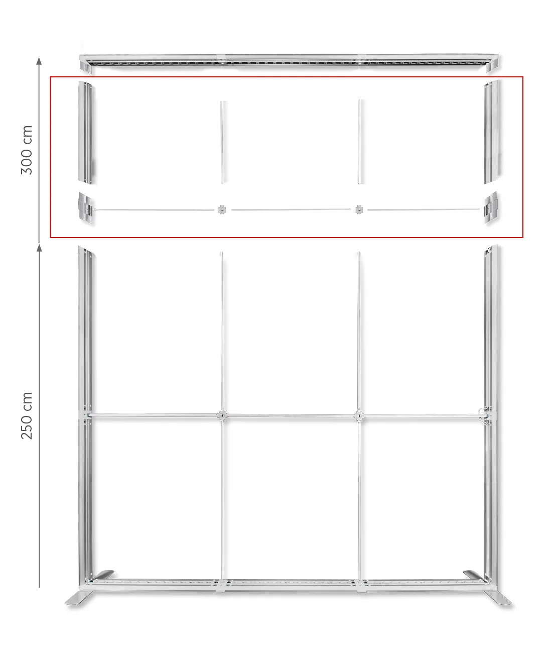 Height increase set for LUNIX™ 285x250 cm