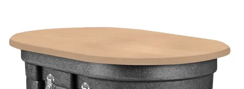 Case counter top - wooden colour