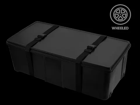 Saver case - wheeled trade fair case with counter option