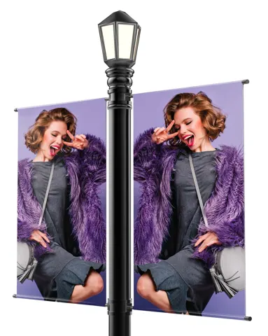 Avenue XL banner/flag system - double