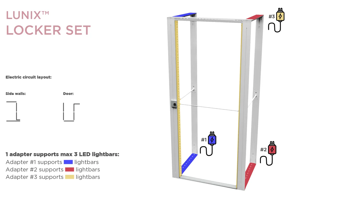 Locker Set Raiser for LUNIX™ (up to 300 cm) — foto 4
