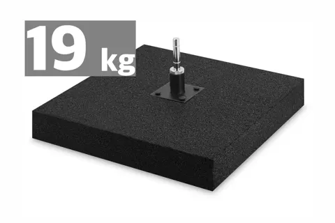 Rubber base with rotator - 19 kg