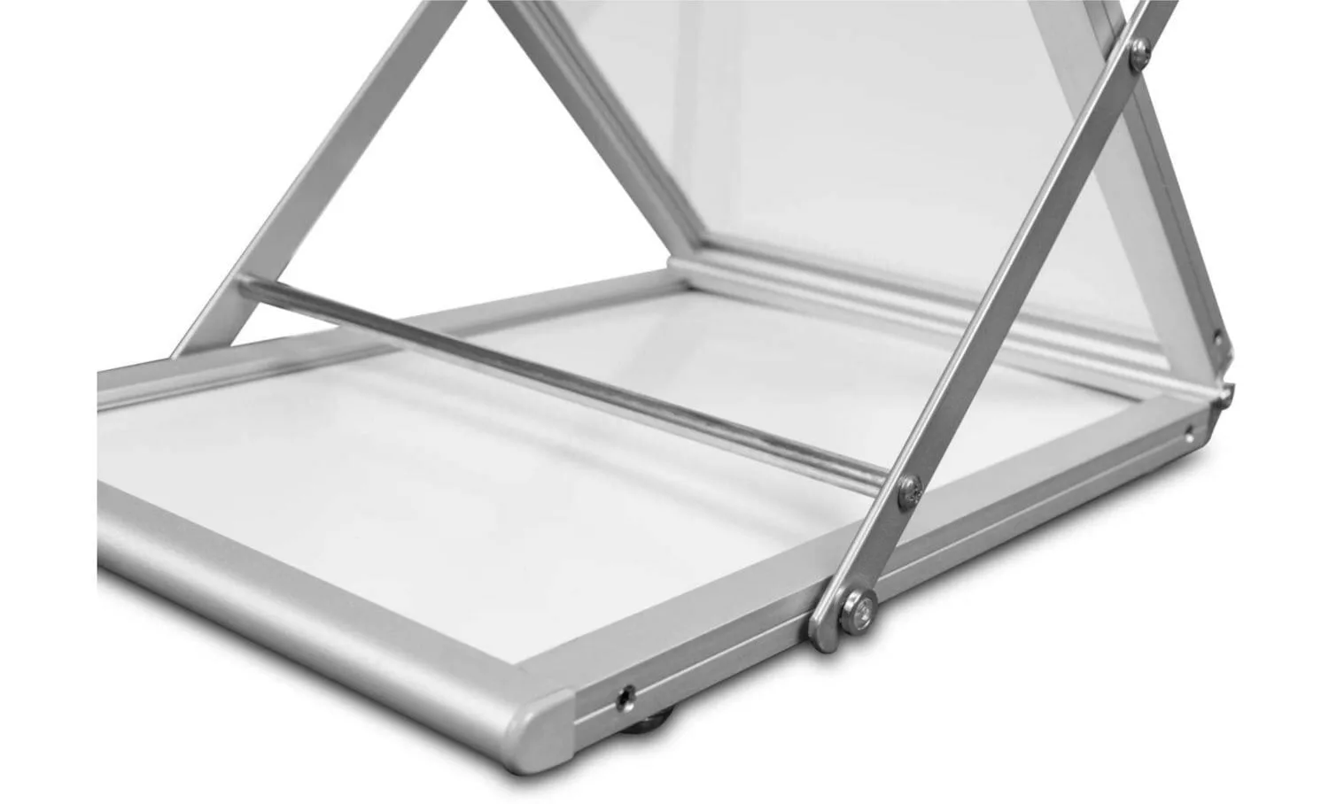Montana brochure holder A4 in a SOLID case - silver — foto 3