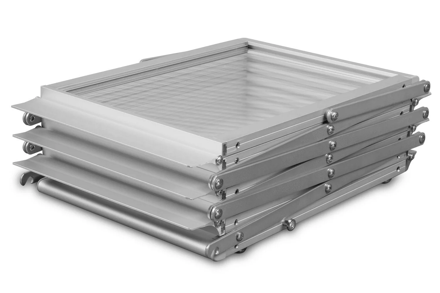 Montana brochure holder A4 in a SOLID case - silver — foto 5