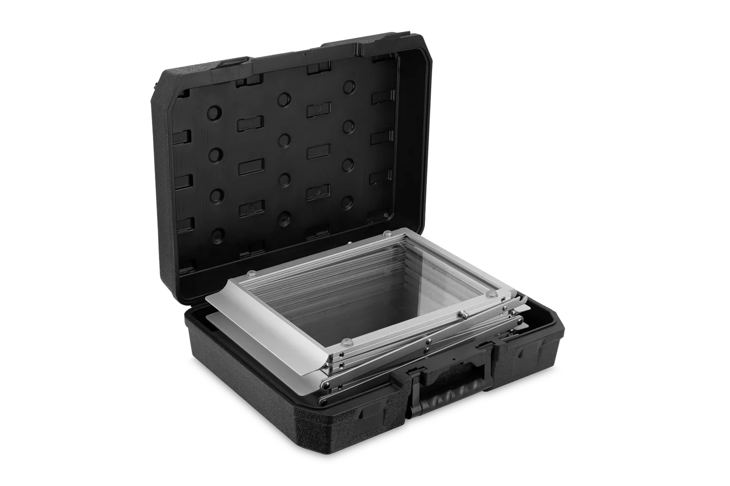 Montana brochure holder A4 in a SOLID case - silver — foto 7