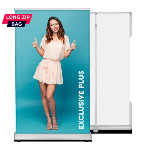 Roll up Exclusive Plus 120x220 - telescopic pole