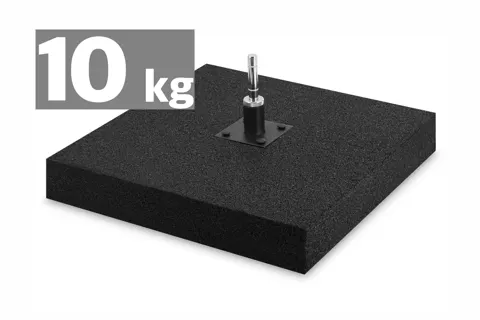Rubber base with rotator - 10 kg