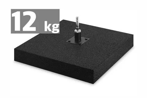 Rubber base with rotator - 12 kg